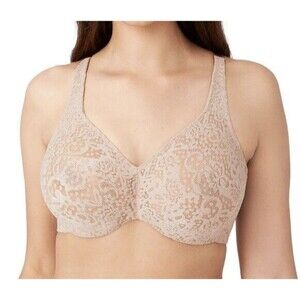 Wacoal Halo Lace Full Figure Underwire Bra Sz: 38C